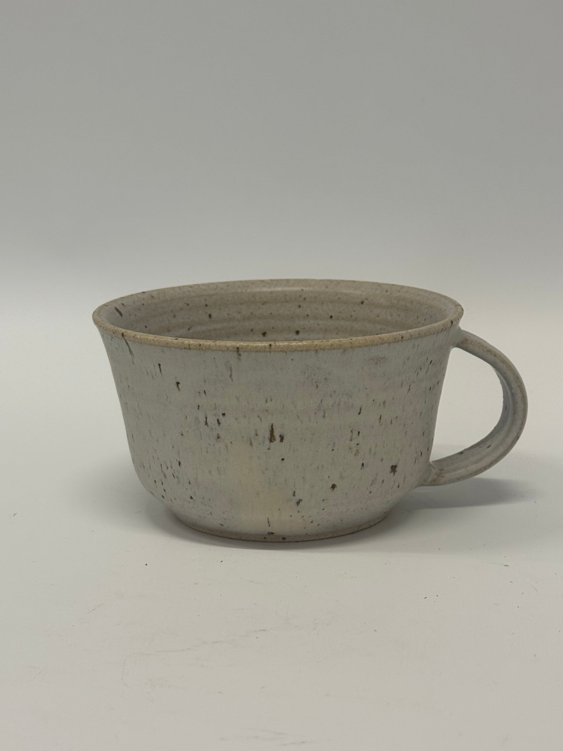 fluted mug // alabaster