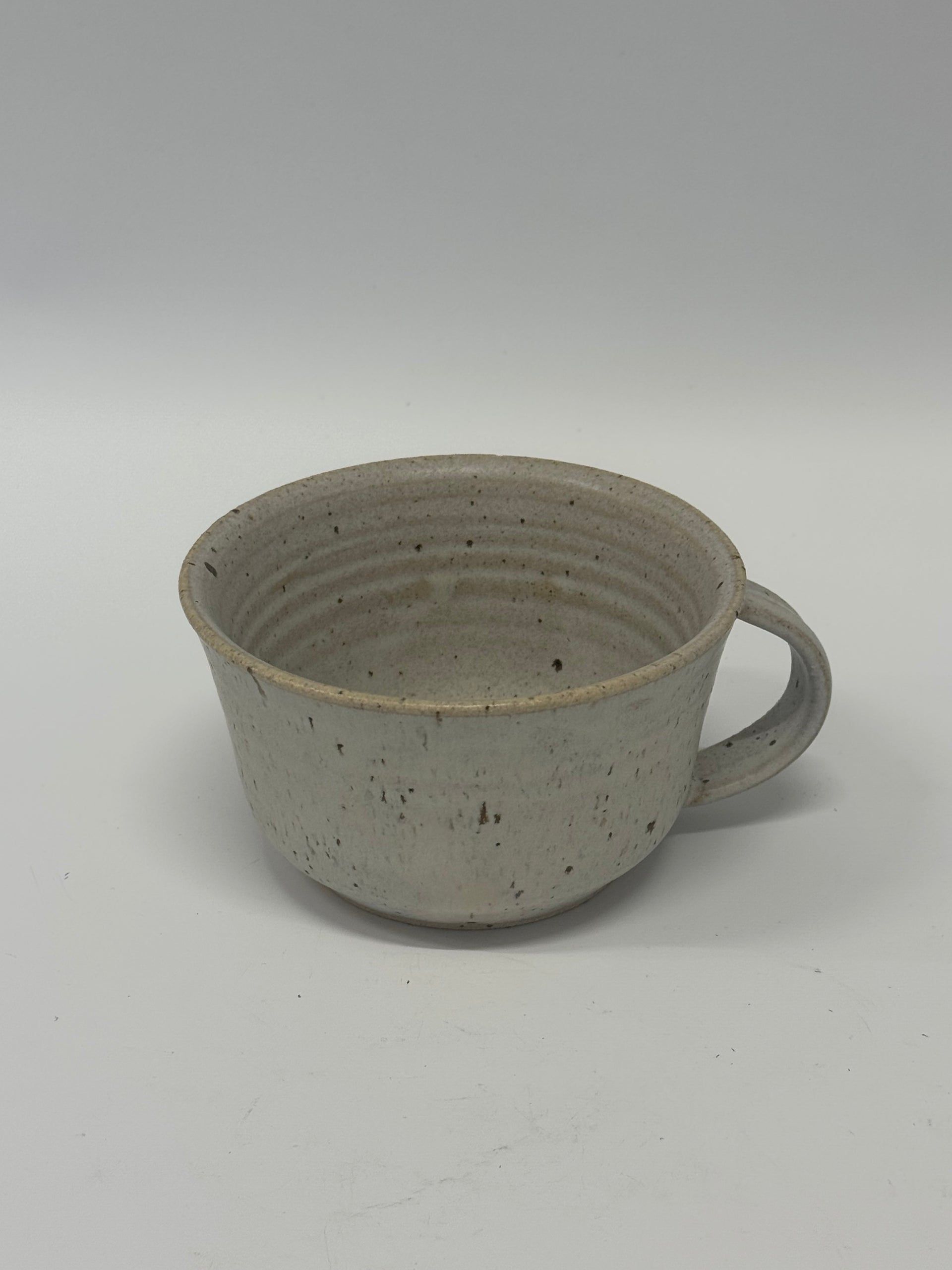 fluted mug // alabaster